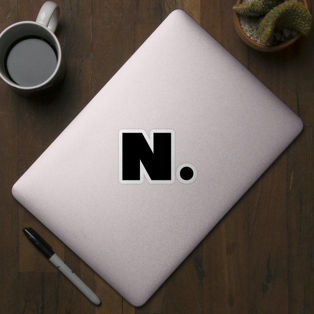 N letter alphabet by Tshirtiz